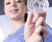 Nurse with anesthesia