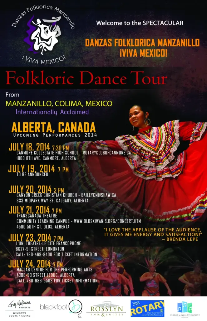 Ballet Folklórico Los Angelitos client work: Event Poster 01.