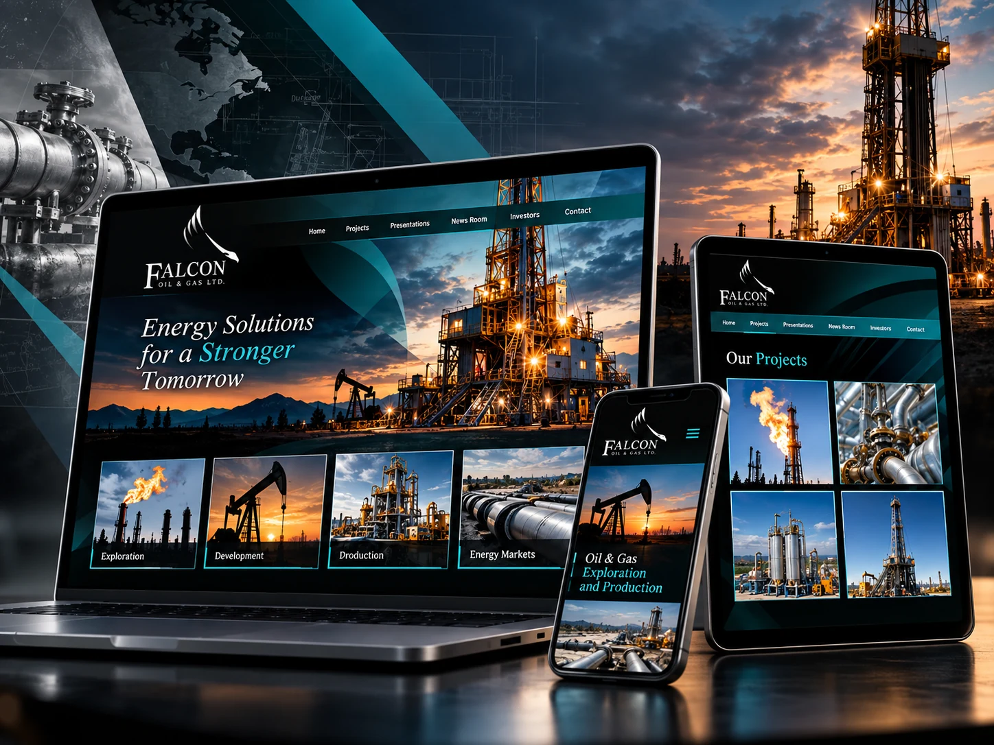 Falcon Oil & Gas project presentation