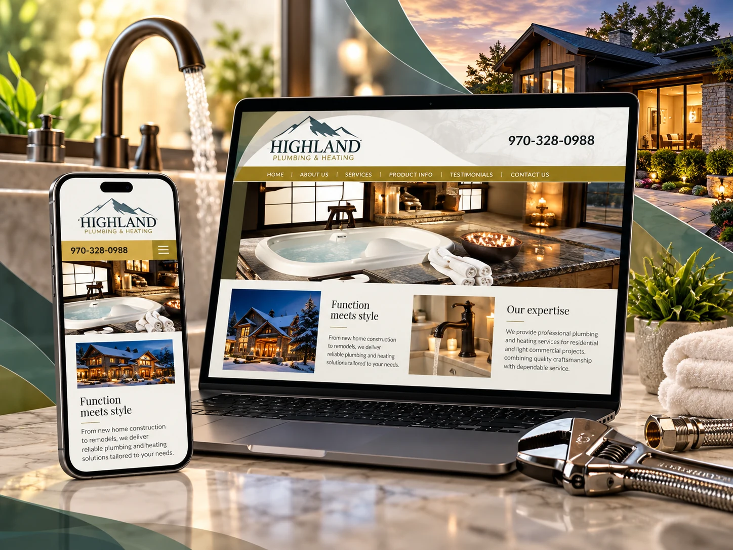 Highland Plumbing & Heating project presentation
